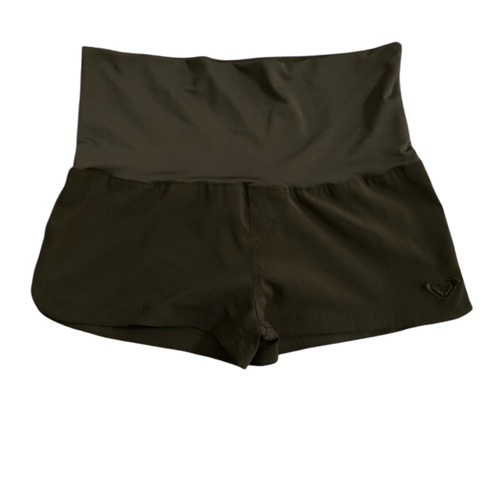 🍂 Roxy Black High Waist fold over Shorts (flawed)